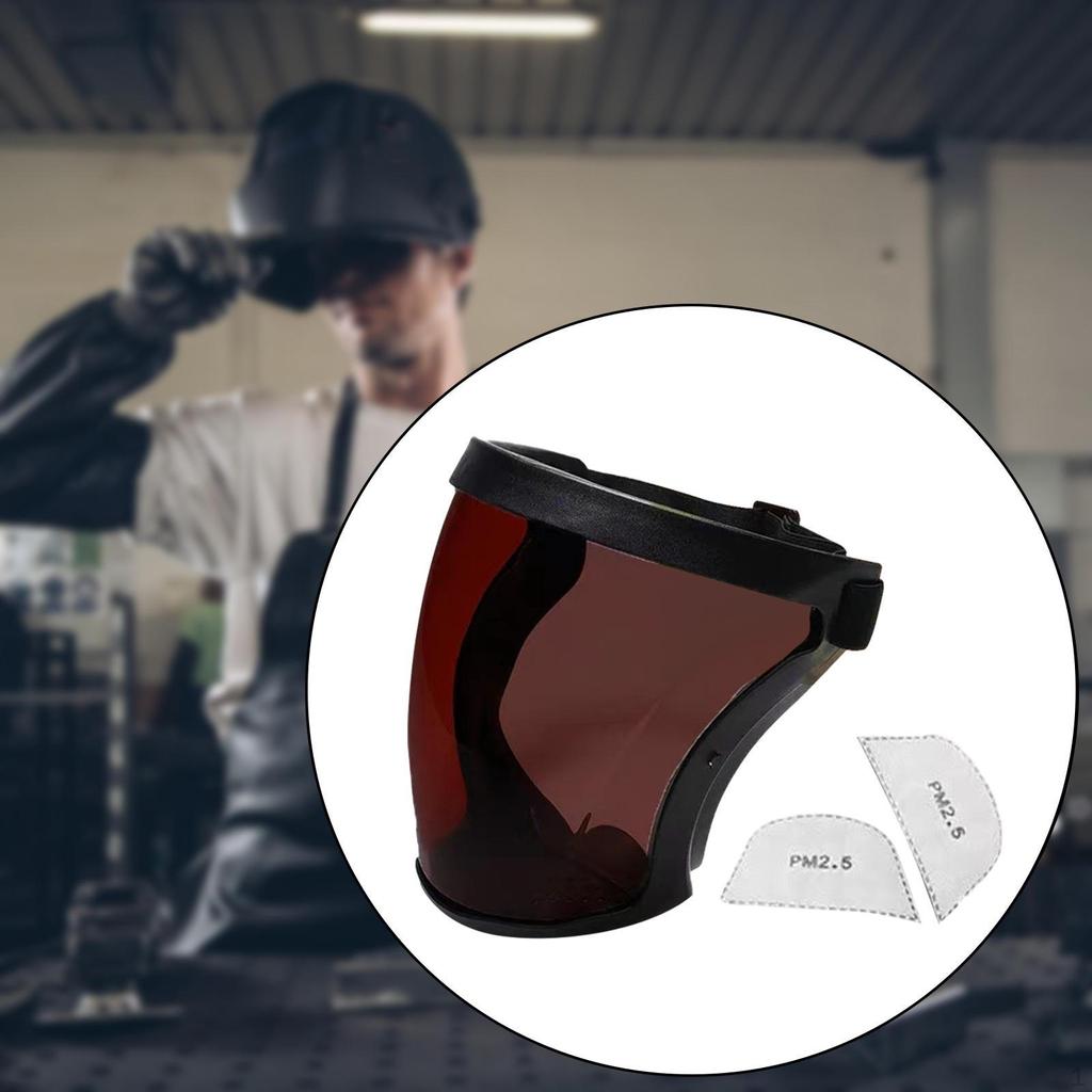 Full Face Shield Grinding for Cutting Weed Whacking