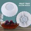Лоток для хранения фруктов, форма для эпоксидной смолы, тарелка, тарелка, силиконовая форма, сделай сам, ремесло