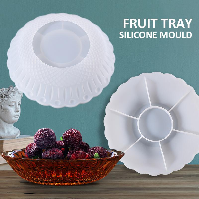 Лоток для хранения фруктов, форма для эпоксидной смолы, тарелка, тарелка, силиконовая форма, сделай сам, ремесло