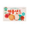 CROWN Gukhee Apple Sandwich 272g – Crunchy & Fruity Korean Biscuit Snack