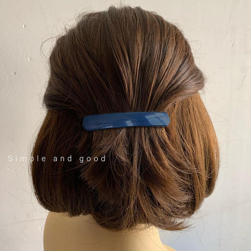 Матовая заколка для волос в корейском стиле для женщин и девушек - Простой и элегантный повседневный аксессуар
