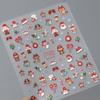 Xmas Nail Charms  Christmas Nail Stickers Nail Accessories Christmas Nail Decorations  Lady