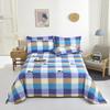 Cartoon Flannel Bed Sheet - Double or Single Size, Perfect for Dorms, In Stock