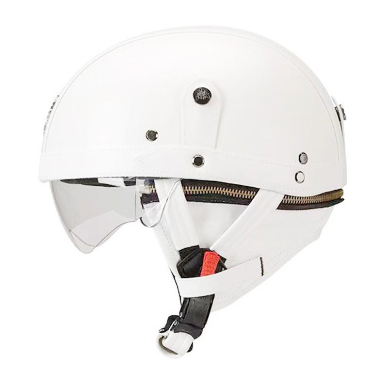 Vintage-Style Open Face Motorcycle Helmet Adults Unisex ABS Half With 3C Certification