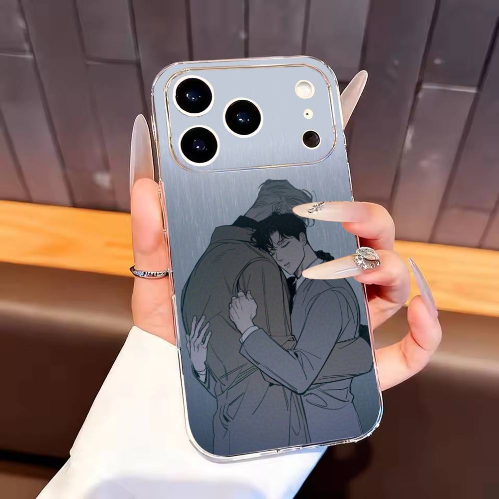 Чехол для телефона BL Manhwa R-розы и Шампанское для iPhone 17, 16, 15, 14, 13, 12, 11 Plus, Pro Max Мягкая прозрачная крышка