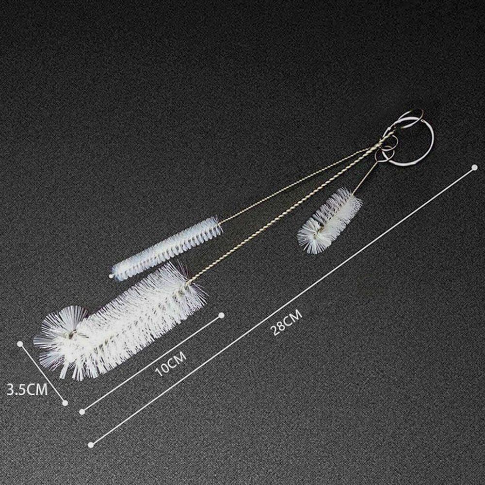 Нейлоновый материал Очиститель Трубка Труба Бытовые Чистящие Средства Домашняя Чистка Щетка-Соломинка Щетка для Бутылок Маленькая Щетка Чистящая Щетка