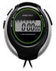 DRETEC Sports Timer with Large Screen Display and Second Stopwatch SW-109BK 1/100 (Black)