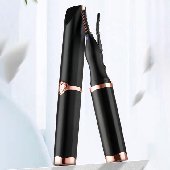 Electric Eyelash Curler USB Rechargeable Mini Heated Eyelash Curler with 3 Heat Modes Fast Heat Up In 8s Finalize Eyelash Tool for Women