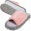 Kind Slipper Room Shoes, Mop Slippers, Cleaning Slippers, Washable, Fluffy (Pink, Size M)