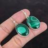 Серьги из малахита, настоящие драгоценные камни, серьги ручной работы, серьги из стерлингового серебра 925 пробы, висячие серьги-подвески, ювелирные изделия с камнями, подарки для мамы