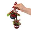 Simulation Pine Cone Christmas Bell Pendant Bowknot Christmas Tree Decorations Home Decoration