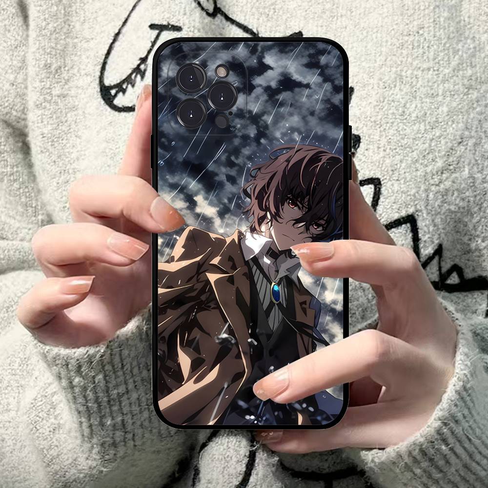 Чехол для телефона Аниме Бродячие псы литературы Для iPhone 16 15 14 13 12 Mini 11 Pro XS Max X XR SE 6 7 8 Plus Мягкий силиконовый чехол