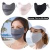 Ice Silk Sun Protection Mask Hanging Ear Sports Mask New Summer Face Mask