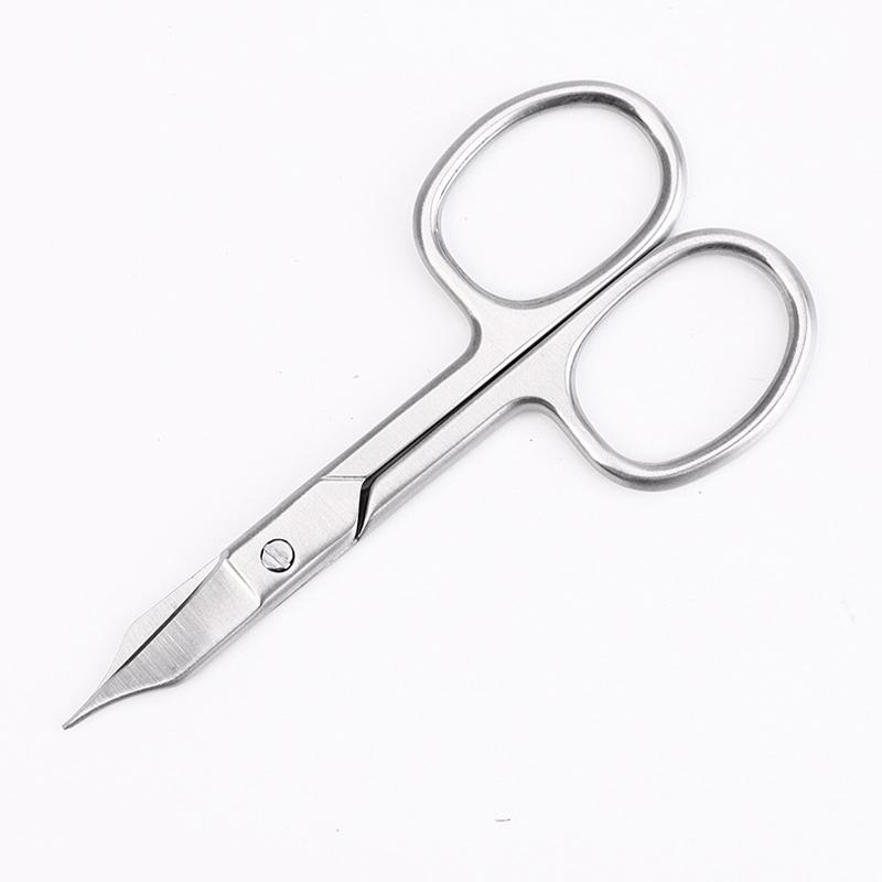 1Pc Professional Nail Scissors Cutter Clipper Manicure Curved Tip Pedicure Tool