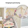 Water Absorption Kitchen Towel Cleaning Rag Cartoon Cat Small Bathing Towel  Kitchen