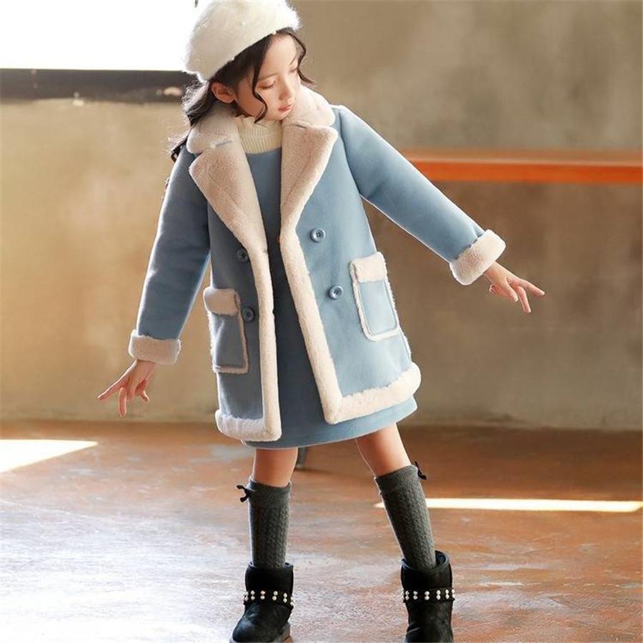 Girls Winter Jacket Plus Size Warm Jacket Thickened Winter Jacket