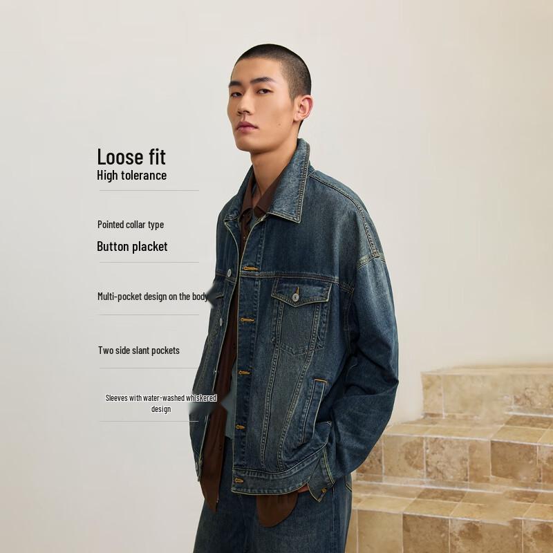 JACK&JONES Men's Autumn Denim Jacket