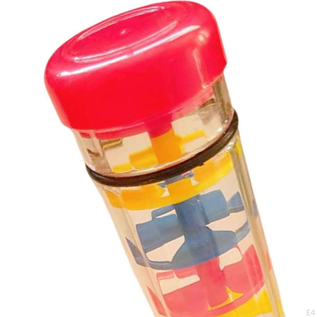 Детская игрушка Rainmaker Rainstick Rattle Tube, Raindrop Sound Montessori Shaker с бусинами
