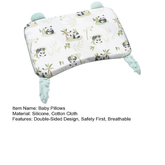 Детские подушки Машинная Дышащая Двусторонняя Подушка для Новорожденного Малыша Мягкий Подголовник Предотвращает Плоскость