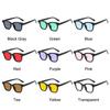 Colorful Ocean Lens Sun Glasses Summer Shades Retro Square Frame Sunglasses  for Women & Men