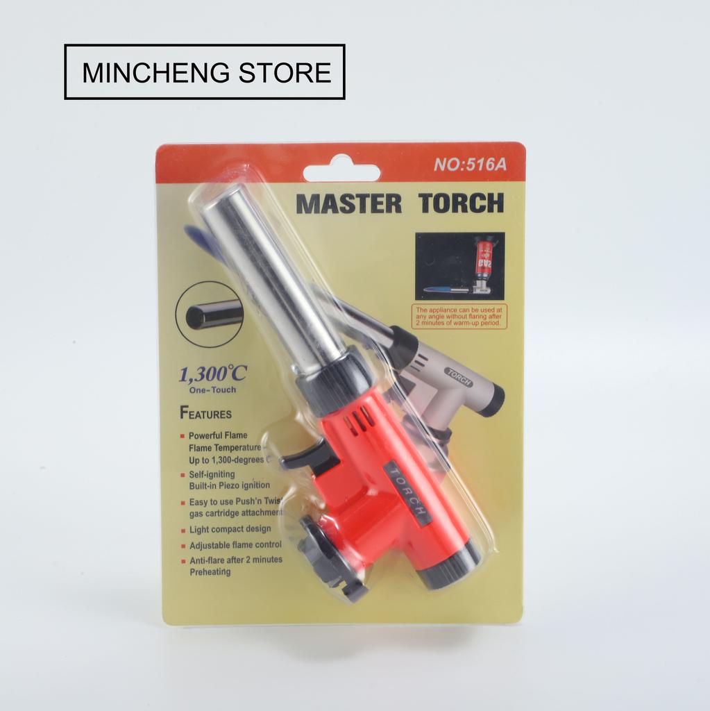 516A Дешевая цена Портативная сварочная газовая горелка Пламя пистолета Открытый кемпинг барбекю огнемет Кухня Зажигалка Приготовление пищи