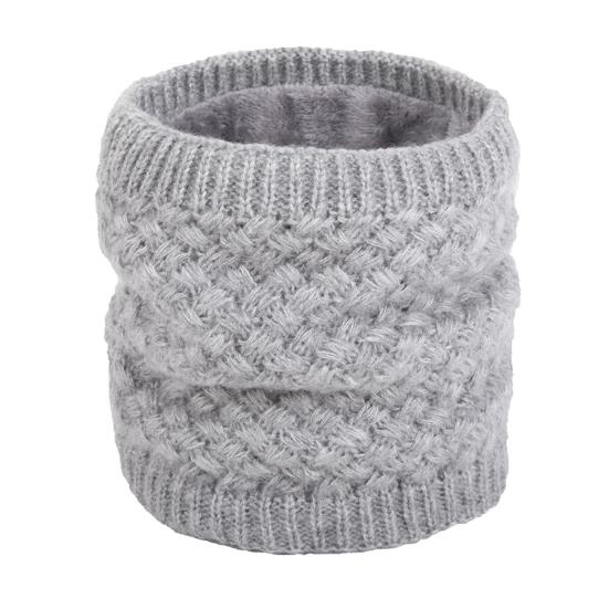 Women Winter Wrap Ring Thick Warm Soft Breathable Knitting Scarf Neckerchief