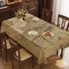 L-Lords Игровые кольца Домашние скатерти Обеденное украшение и аксессуары для прямоугольного стола Водонепроницаемая ткань Защита от пятен