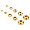 20-50Pcs 4mm 5mm 6mm 8mm Stainless Steel Round Flat Rondelle Spacer Beads DIY Charms Abaci Beads for Jewelry Making Findings