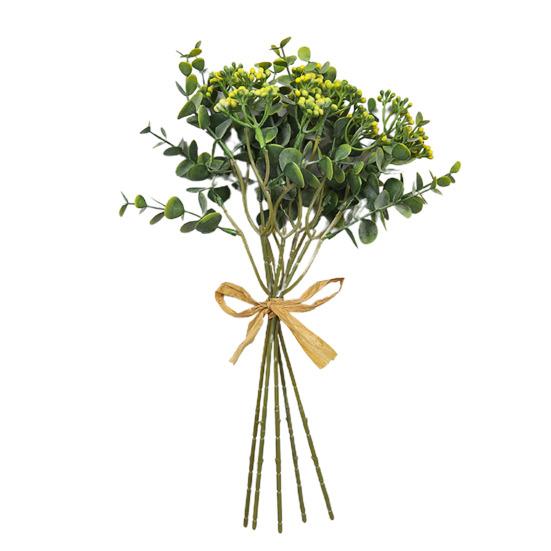 Отличный искусственный букет, не требует полива, легкий, реалистичный.
