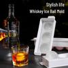 Creative Whiskey Ice Ball Mold - Food Grade Large Polygon Ice Cube Tray for Home Use
