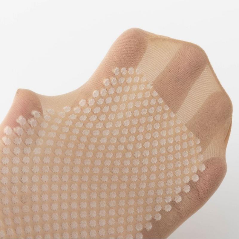 5/10 Pairs Women's Upgraded Ruffled Socks Cotton Soled Massage Socks Ultra-Thin Non-Slip Anti-Snatch Mid-calf Socks Lot