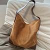 Women's Large Capacity Suede Tote: Autumn/Winter Fashionable Single Shoulder Bag