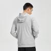 Li-Ning Повседневная спортивная куртка Wade Series с капюшоном и длинными рукавами на молнии, мужская куртка, цвет: серый, кирпично-серый AWDR429-4