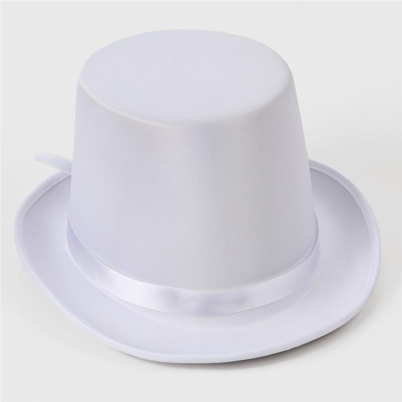 Vintage British Gentleman Hat Black Top Jazz Performance Magic Kids Stage Costume Fashion Tall