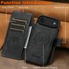 SUTENI Q-05 For iPhone 17 Air Wallet Case 2 in 1 Detachable Leather Flip Phone Cover with Stand
