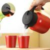 Insulated Stainless Steel Coffee Carafes Water Bottle Tea Pot with Strainer Dispenser