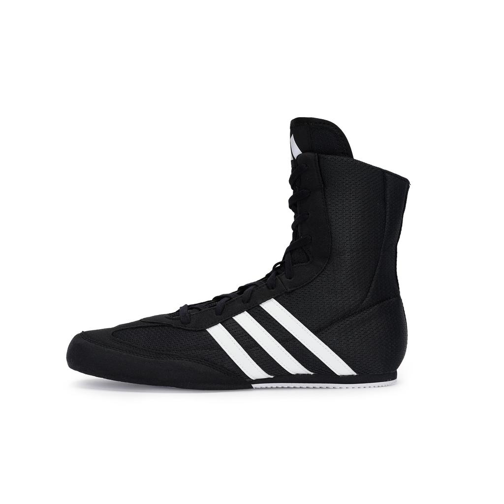 adidas Боксерские кроссовки Hog 2.0 Устойчивые к истиранию Высокие Тренировочные Обувь Унисекс Угольно-черный Белый FX0561(Team80-S-BOX)