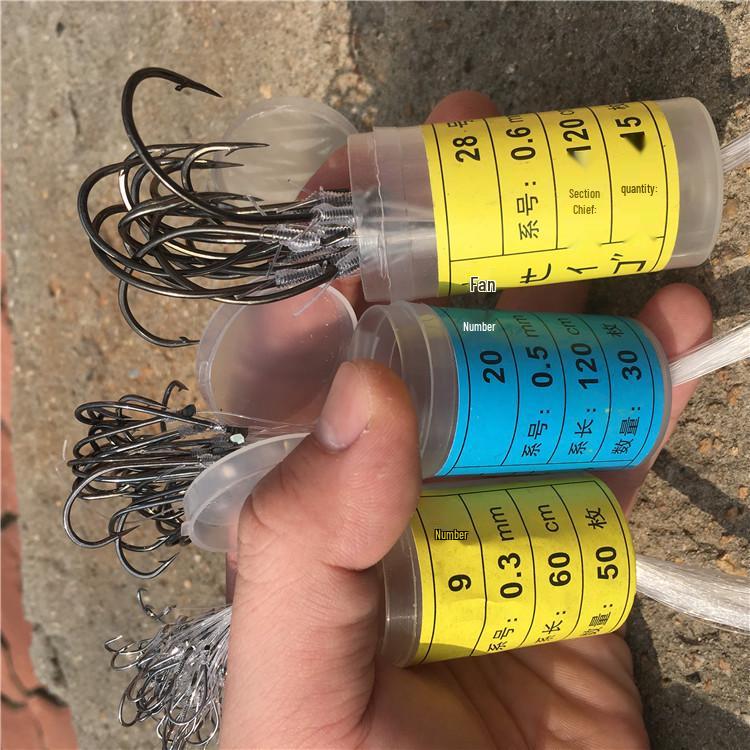 Крючки Marusei в коробке с бородкой №9-№28 для морской и лодочной рыбалки