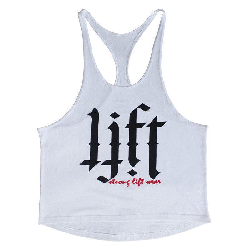 Майка для бодибилдинга, тренажерный зал, стрингер для тренировок, жилет со спиной-борцовкой, рубашка для фитнеса