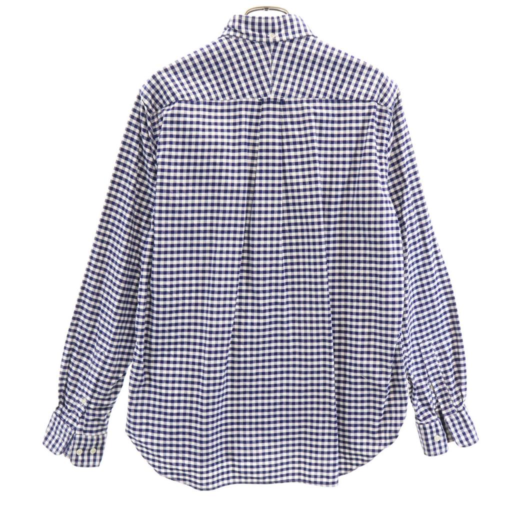 A Day In the Life Gingham Check Pattern Long Sleeve Button Down Shirt M Men's Used