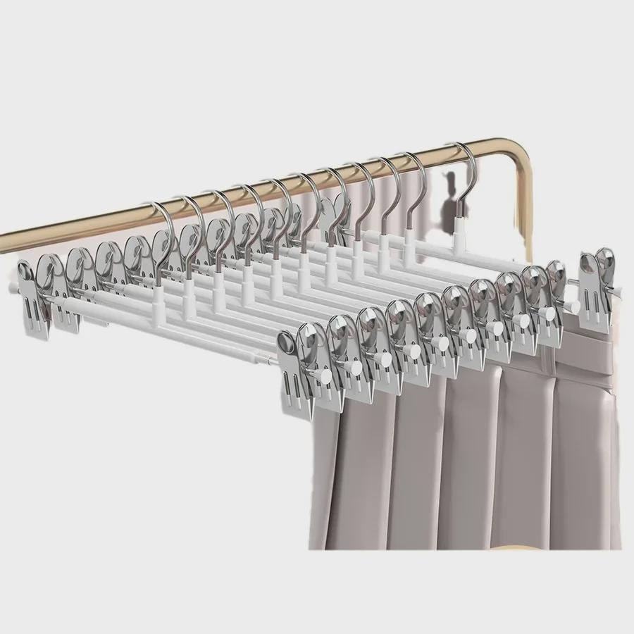 Non-slip Stainless Steel Trousers and Skirt Clip Hanger - Traceless Drying Solution