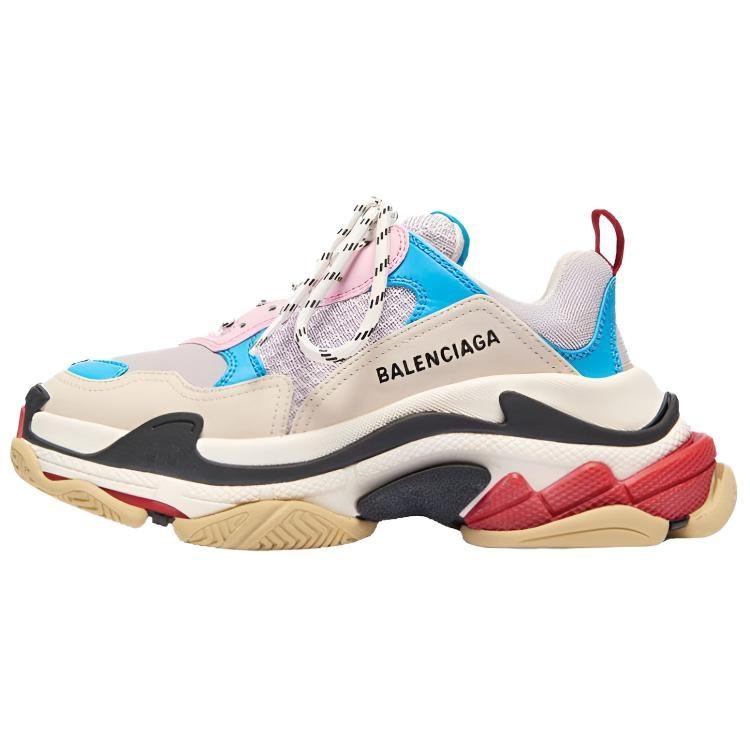 Balenciaga Triple S 'Белый Синий Розовый' 2019 Женские 524039W09OH4196