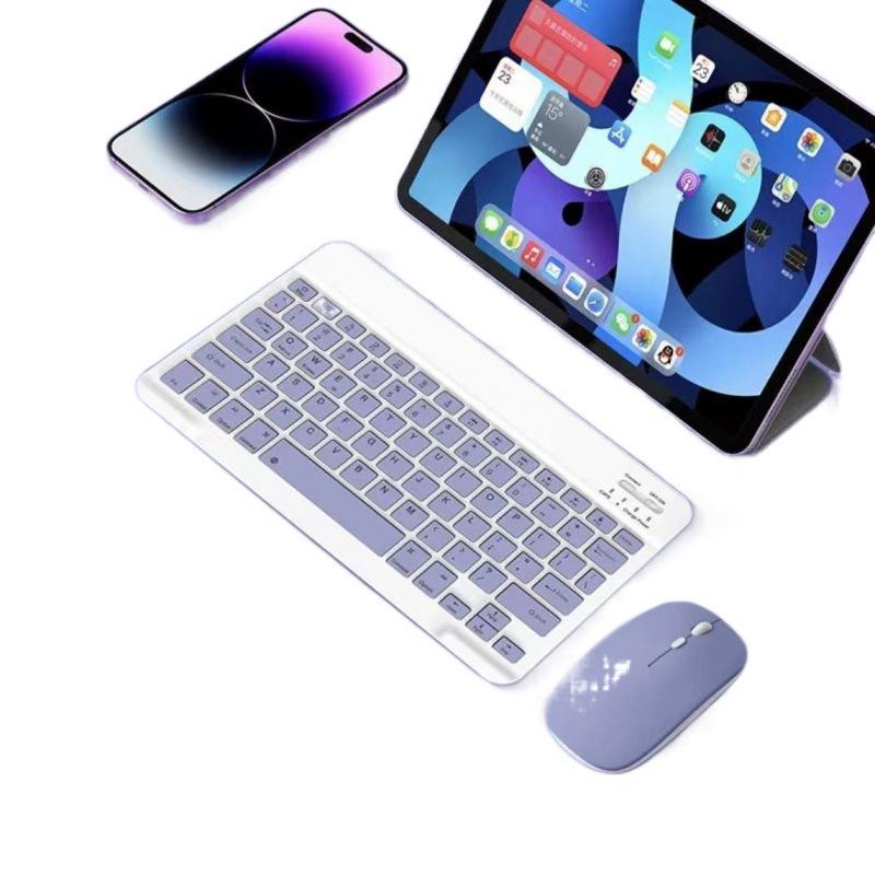 Перезаряжаемая беспроводная Bluetooth-клавиатура и мышь для Apple, Android и планшетов от Hualian Wei Xiangchang