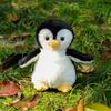 Apricot Lamb Black Penguin Plush Toy for Kids, Soft and Cute, Fluffy Black Penguin for Girls and Boys, 20cm