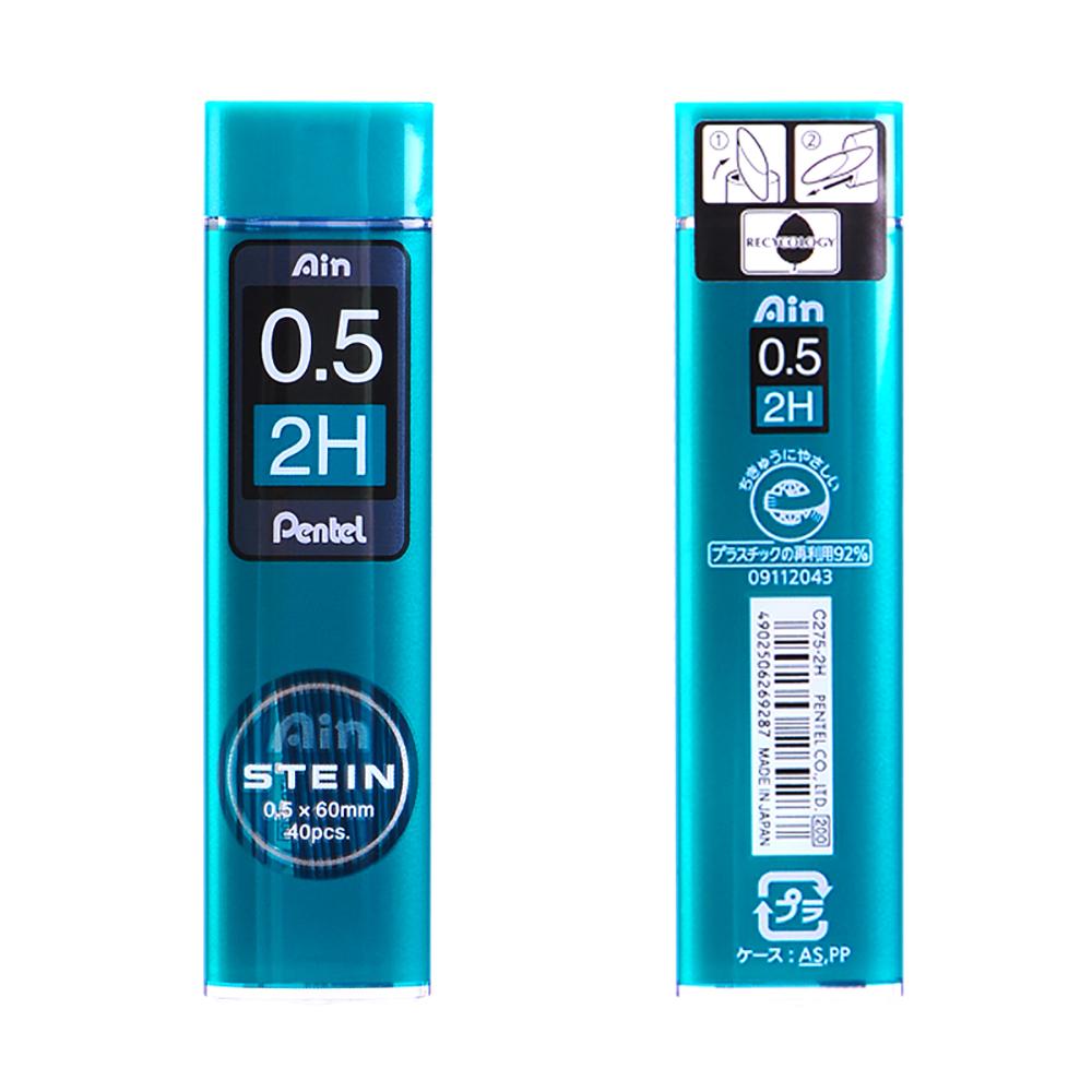 1 шт. Механический карандаш Pentel C275 Сверхтонкий HB/2B Черный полимерный грифель Stein 0,3/0,5/0,7/0,9 мм Канцелярские принадлежности