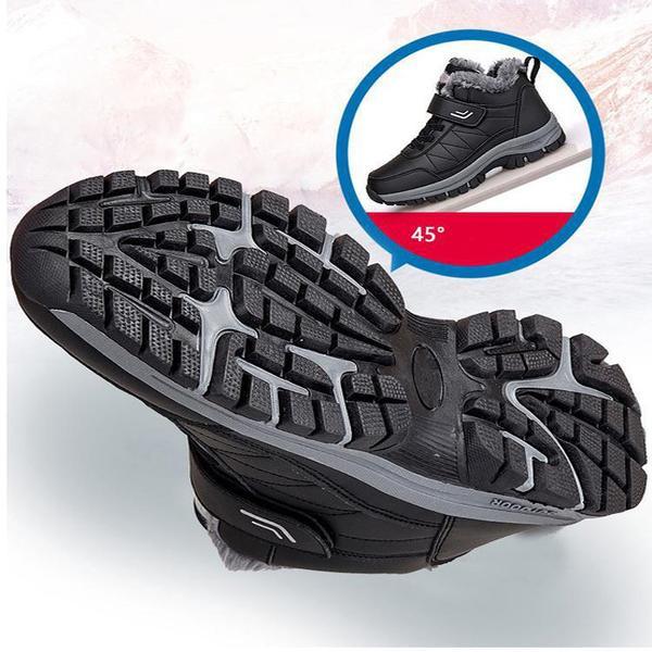 Теплые зимние ботинки, мужская повседневная рабочая обувь, кожаные или замшевые высокие нескользящие ботильоны, новые непромокаемые зимние ботинки для мужчин и женщин