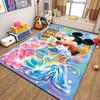 Коврик с Микки и Минни, милый мультяшный коврик, ковры 120x160 см, декор для гостиной, детской спальни, дивана, ванной комнаты, детский напольный коврик