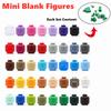 10Pcs/lot Buildings Blocks Solid Color Mini Doll Brick Without Print 40 Colors Figures Bricks MOC Accessory Display Toy Kid Gift