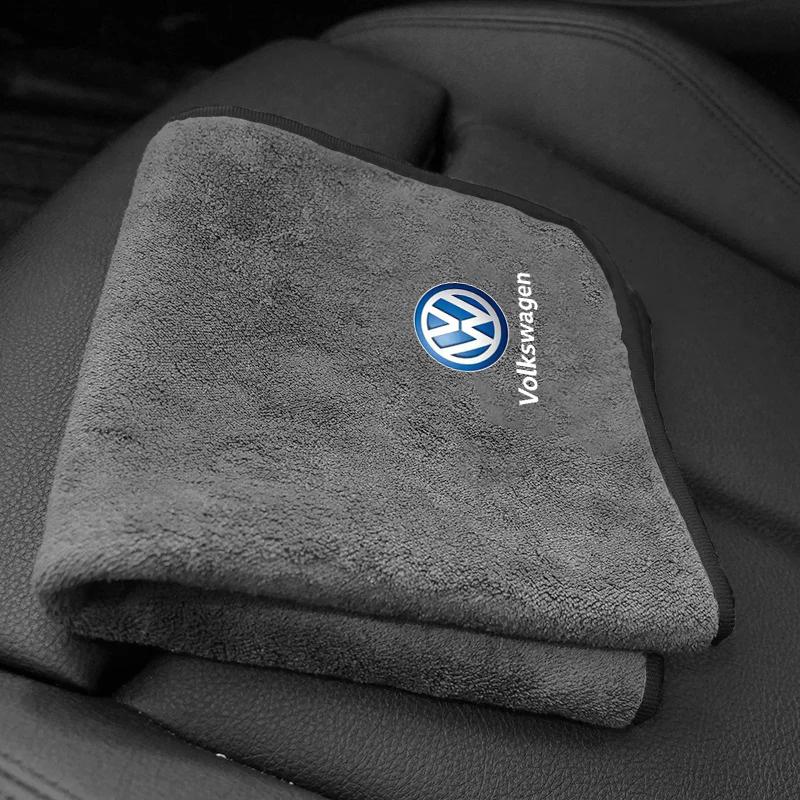 Microfiber Cleaning Cloth Absorbent Car Wash Drying Towel For Volkswagen VW Rline R GTI Golf Polo Passat Magotan Tiguan Bora GTD zg9