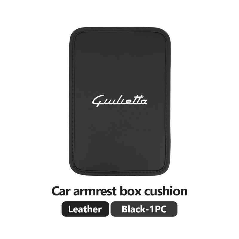 LNYCP1 Car Armrest Mat Center Console Arm Rest Protection Cushion Storage Box Cover Pads For Alfa Romeo Giulietta 940 2010-2014 2015